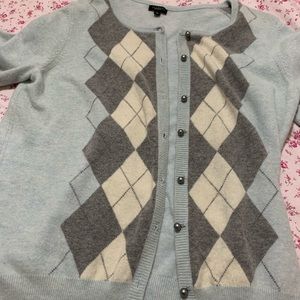 Talbots Argyle cardigan